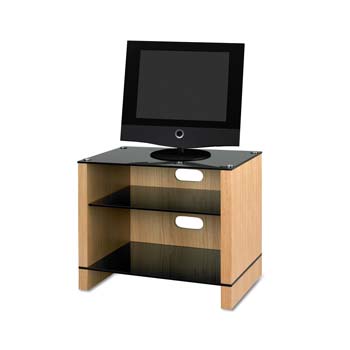 Orion 3 Shelf TV and Hi-fi Unit in Oak - FREE