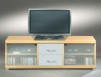 Plasma TV Stand 385 in Beech