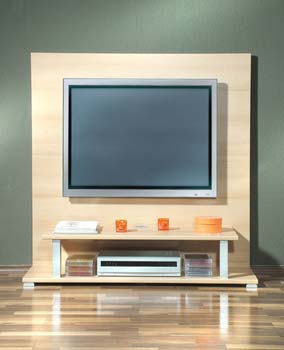 Plasma TV Stand 390 in Beech