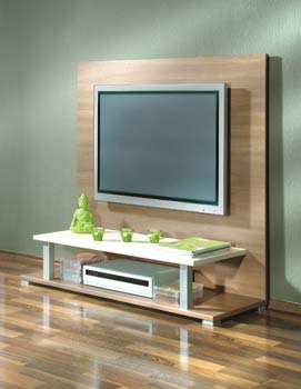 Furniture123 Plasma TV Stand 390 in Walnut Royal