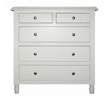 Furniture123 Portman Ivory 5 Drawer Chest