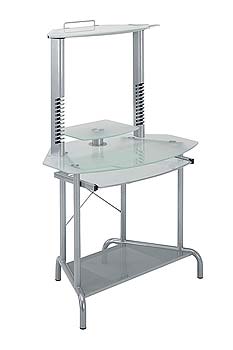 Furniture123 Rhino Glass Workstation 60514