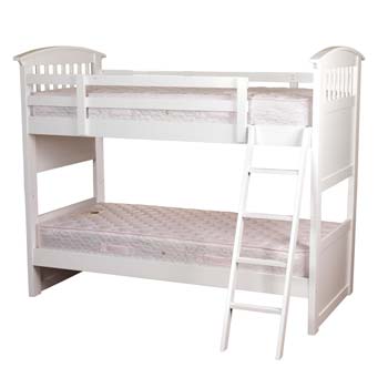 Robin Kids Bunk Bed in White