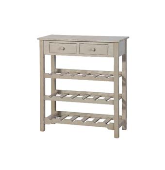 Rochelle Grey Wine Rack