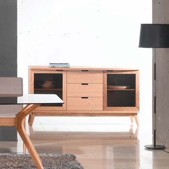 Rosca Oak 2 Door Sideboard