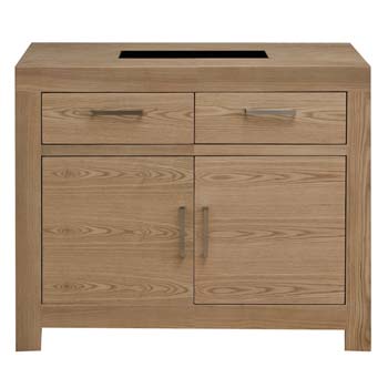 Safara Solid Wood 2 Door 2 Drawer Sideboard