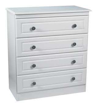 Furniture123 Snowdon White 4 Drawer Chest