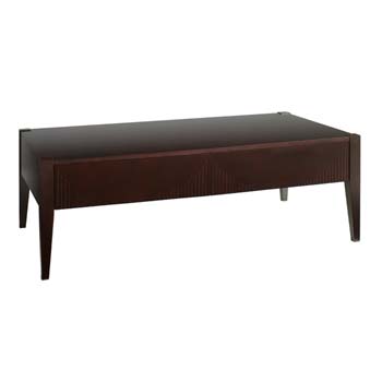 Soko Bamboo Rectangular Coffee Table in Chocolate