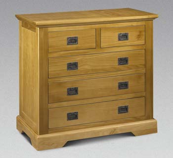 Furniture123 Spencer Pine 5 Drawer Chest - WHILE STOCKS LAST!