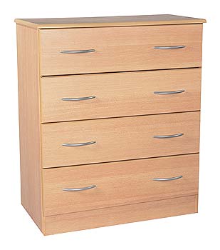 Stratford 4 Drawer Chest in Beech