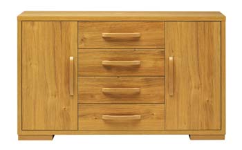 Stratton 2 Door 4 Drawer Sideboard in Oak