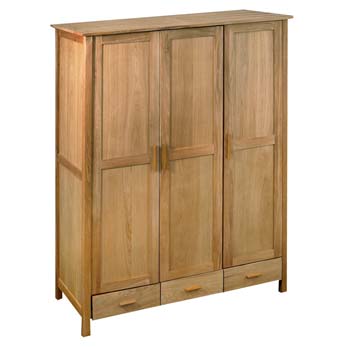 Furniture123 Suffolk 3 Door and 3 Drawer Wardrobe