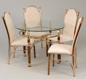 Furniture123 Swan Round Dining Set