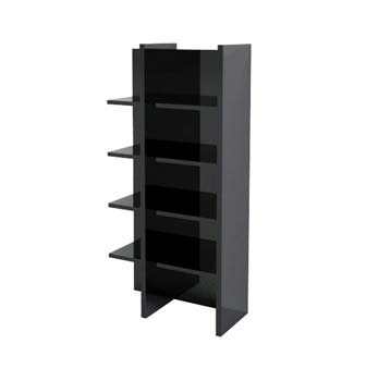 Sylvie Black Bookcase