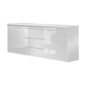 Sylvie High Gloss White 2 Door Sideboard