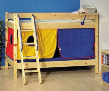 Furniture123 Thuka Maxi 15 - Bunkbed with Multi-Coloured Tent