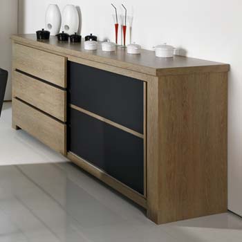 Toka 1 Door 3 Drawer Sideboard