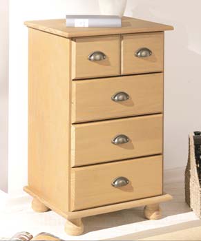 Tucker Pine 3+2 Drawer Chest