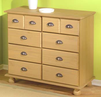 Tucker Pine 6+4 Drawer Sideboard