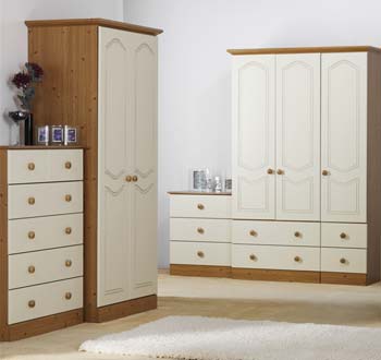 Furniture123 Vantage Bedroom Set with 2 Wardrobes