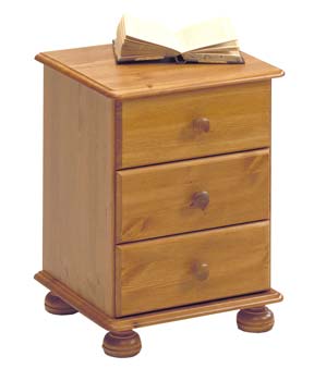 Wessex 3 Drawer Bedside Chest