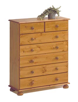 Furniture123 Wessex Pine 2 5 Drawer Chest