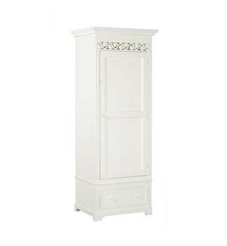 Furniture123 Zurich White 1 Door Wardrobe