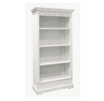 Zurich White Bookcase