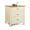 FurnitureToday Alaska Ivory bedside table