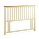 FurnitureToday Alaska Ivory large headboard