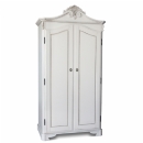 FurnitureToday Amore White Double Wardrobe