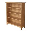 Ash low bookcase