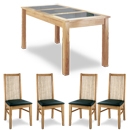 FurnitureToday Atlantis Oak Dining Room Set