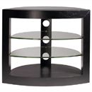 Audinni AU-105 Black Oak Corner AV Stand