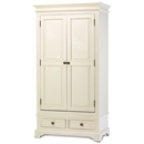 Banbury Ivory Painted 2 Drawer Wardrobe