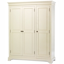 Banbury Ivory Painted Triple Wardrobe