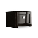 Bari High Gloss Black Nightstand