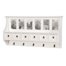 Belgravia White 6 Drawer Coat Rack