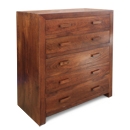 FurnitureToday Blade Mango 5 Drawer Chest