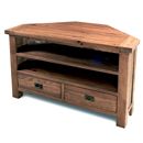 Brooklyn Reclaimed Oak Corner TV Unit