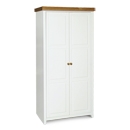 FurnitureToday Capri Painted Pine 2 Door Wardrobe