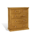 Chunky Pine Kenilworth 3+2 Chest