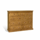 Chunky Pine Kenilworth 9 Drawer Chest