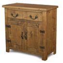 FurnitureToday Chunky Plank Pine 2 door 1 drawer sideboard