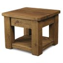 Chunky Plank Pine small pot board coffee table