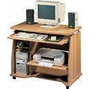 FurnitureToday Contempo Computer Desk Midi tower