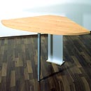 Contempo Inspire Maple Corner Desk