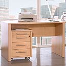 Contempo Inspire Maple Small Desk