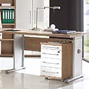 Contempo Vision Aluminium Small Desk 