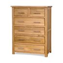 Contemporary Oak 4 + 2 Chest